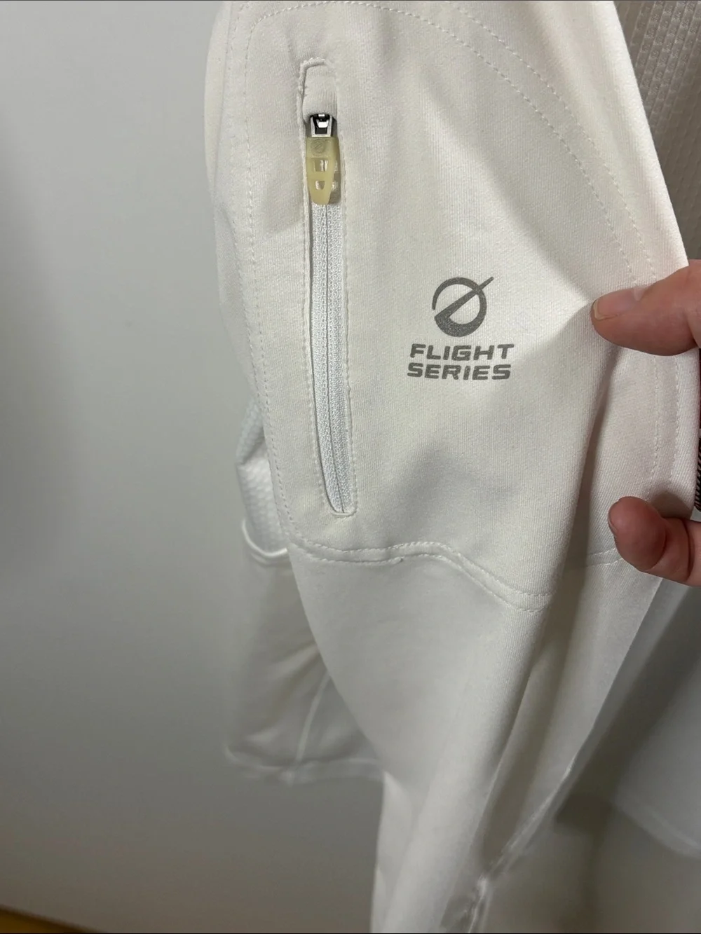 The North Face White Men’s Quarter-Zip Flight Series Performance Pullover M